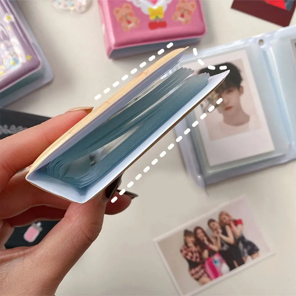40 Pocket Photocard Holder Collect Case Postcard Storage Lace Heart Cutout Card Binder Photocard Album Photo Album Collect Book
