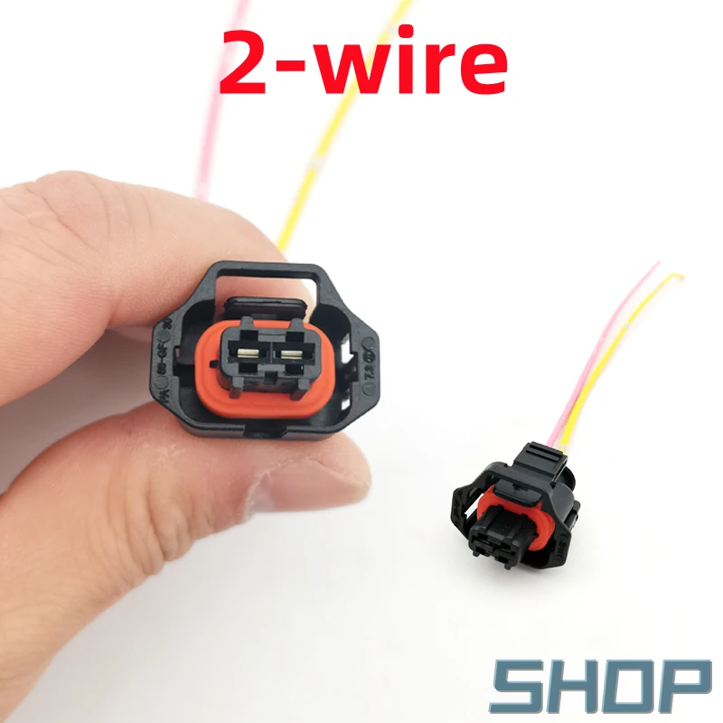 

2 pin Excavator plug connector, For Komatsu PC200-8 240-8 300-8 350-8 engine fuel metering valve (SCV valve) Wire harness plug