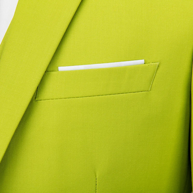 Men Suits Jackets Plus Size 6XL-M Candy Colors Business Slim Blazers Formal Office Social Club Casual