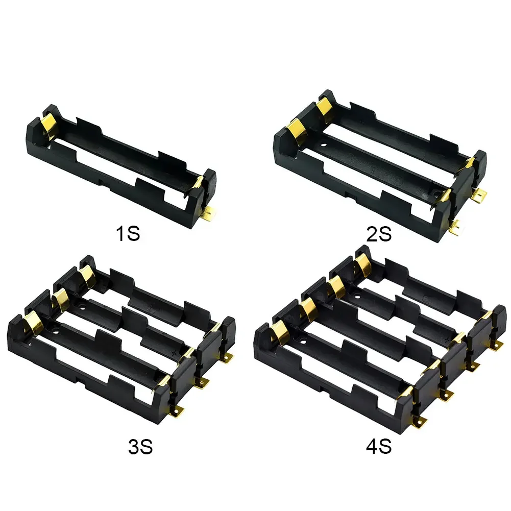 Bronze Pin 18650 SMT Battery Holder for Rechargeable Power Supply