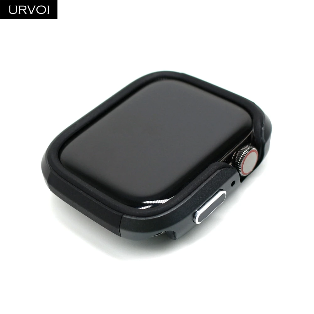 URVOI Anti-Shock Apple Watch Case - Premium TPU & Aluminum Alloy Protective Cover in Vibrant Colors