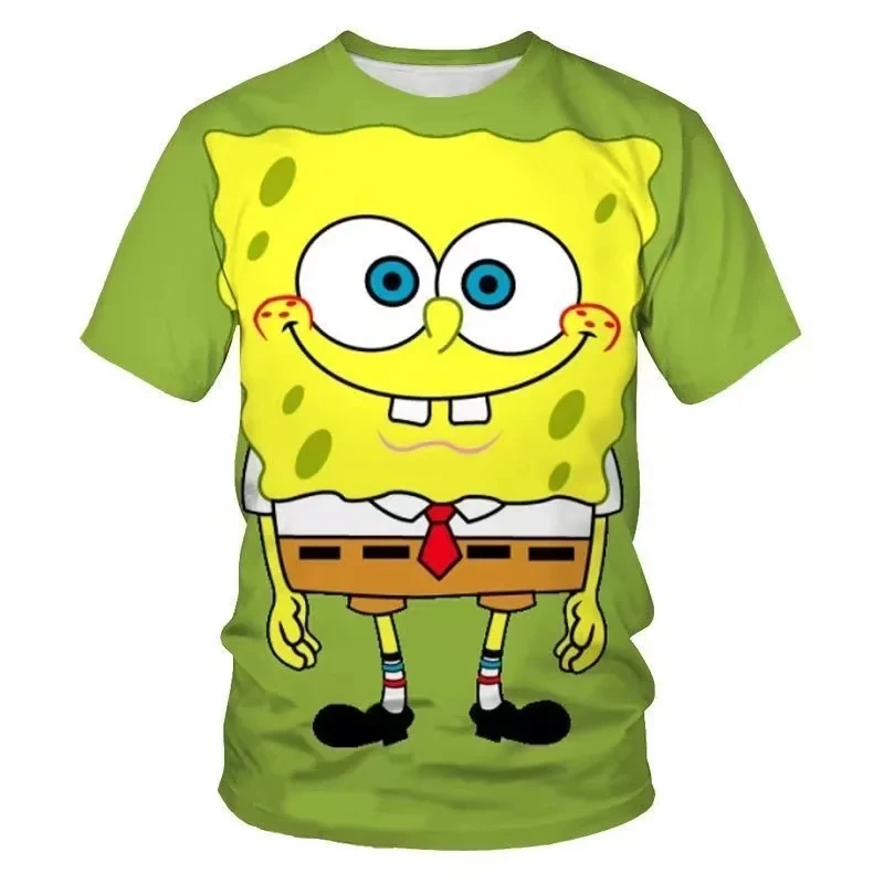 Disney The Same Summer Product For Men Women N-ninjagos SpongeBob SquarePants Joint The Same kids Short-sleeved T-shirt clothes 3