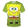Disney The Same Summer Product For Men Women N-ninjagos SpongeBob SquarePants Joint The Same kids Short-sleeved T-shirt clothes 3