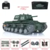 HENG LONG 1/16 7.0 Customized Soviet KV-1 RTR RC Tank 3878 Metal Tracks Wheels Bearings Spring Steel Gearbox Army Toys TH17467 3