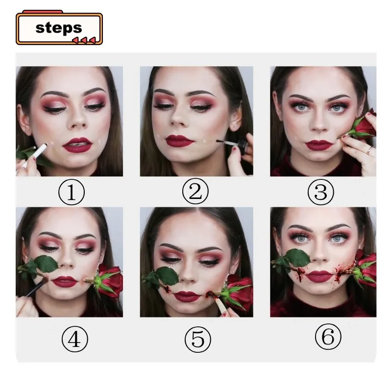 15ml Special Effect Glue Makeup Face Painting Wound Makeup Halloween Stick Fake Mustache Fake Hair Skin Wax Fake Scar Tool Glue 6