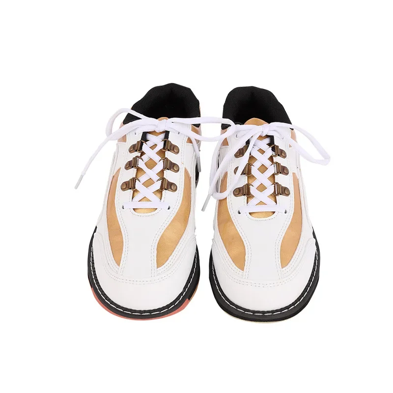 Bowling supplies for men and women, leather bowling shoes wear-resistant non-slip breathable shoes