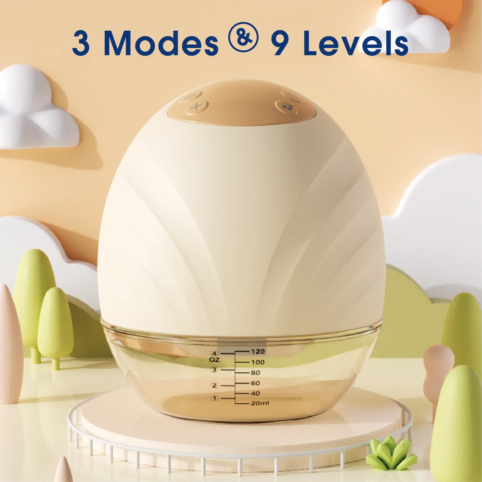 wireless-breast-pump-caramel-color-electric-wearable-breast-pump-bpa-free-with-led-display-3-modes-9-levels