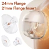 NCVI Wearable Electric Breast Pump 8111, Portable Wireless Pump with 4 Modes & 9 Levels, Double Pumps with 21/24mm Flanges 6