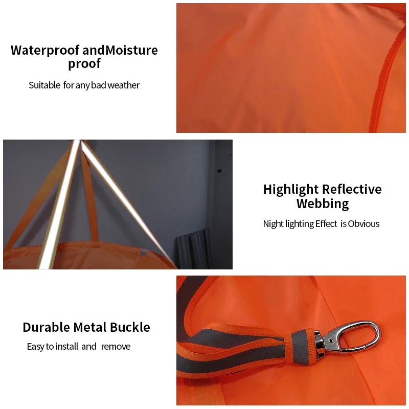 60/80/100cm Windsock Weathervane Scratchproof Windproof fluorescent Reflective windsock weather bag wind vane wind direct wind sock weather vane