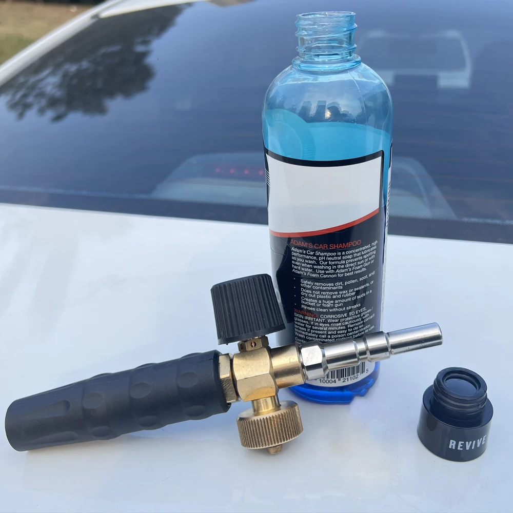 High pressure washer foam pot car wash liquid bottle direct connector multi-color outdoor car wash accessories 4