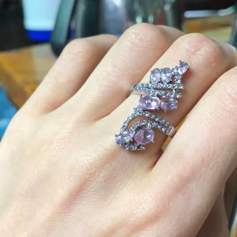 Luxury Colorful Zircon Ladies Accessories Rings for Women Wedding Jewelry Luxury Knot Ring Milangirl crystal rings zircon rings stone rings fashion rings wedding rings fashion ring finger rings