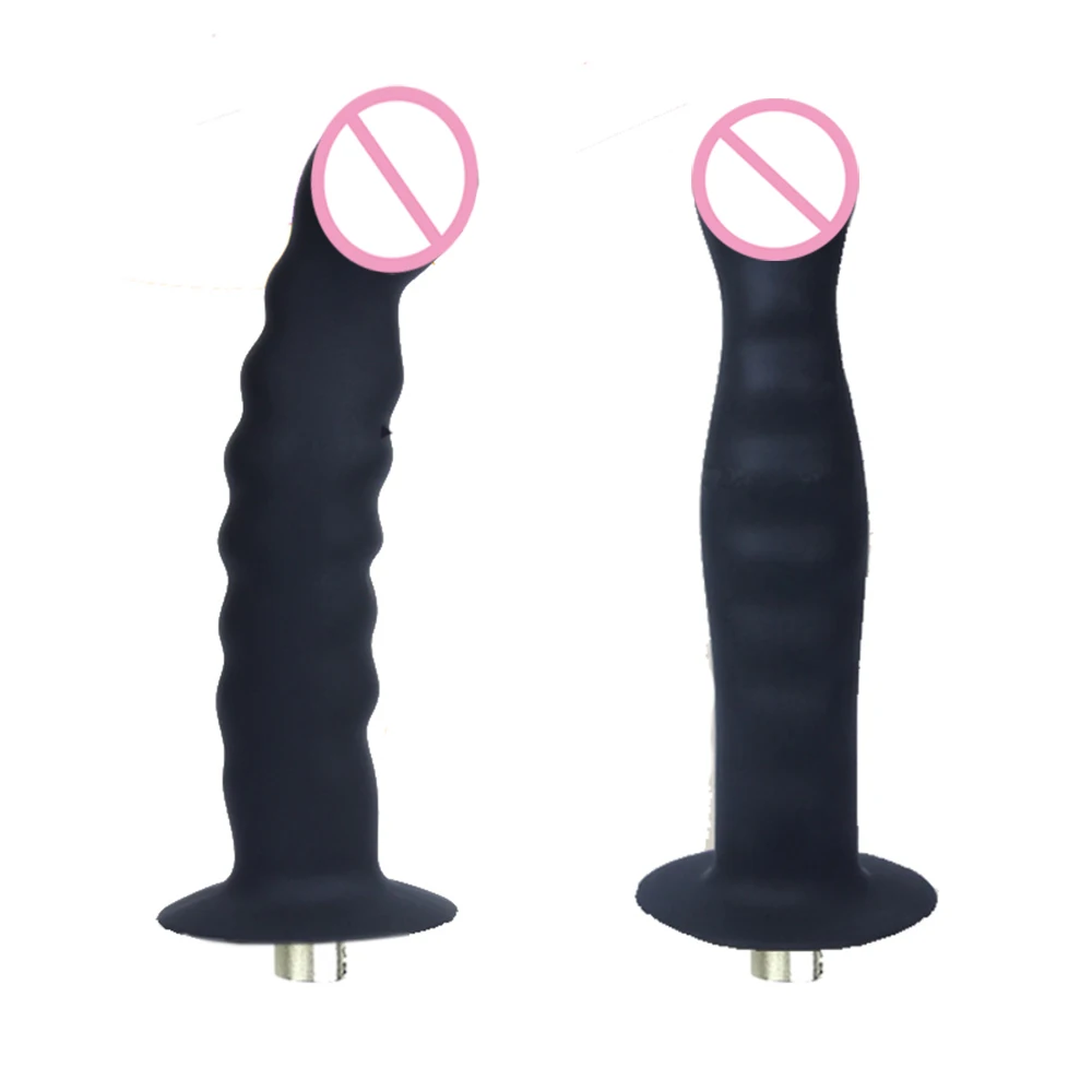 Sex Machine 3XLR Attachments Sex Toys Women Masturbation Double Head Flexible Extension Tube Anal Plug Dildos Couple