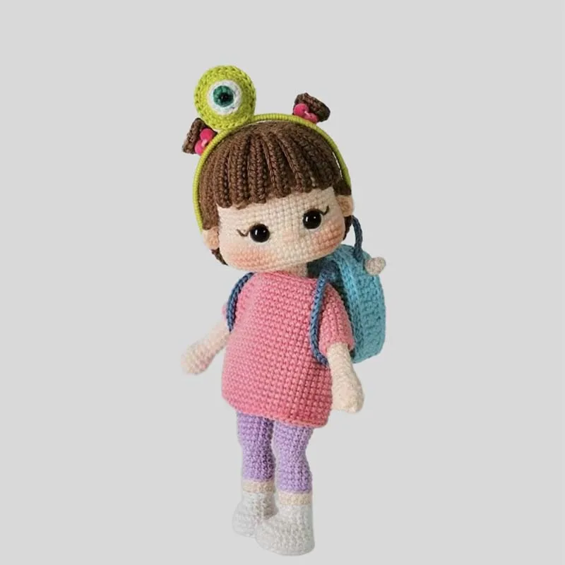 수제 뜨개질 인형 크로셰 아부 인형 크로셰 인형 홈 액세서리 공예 장난감 장식품