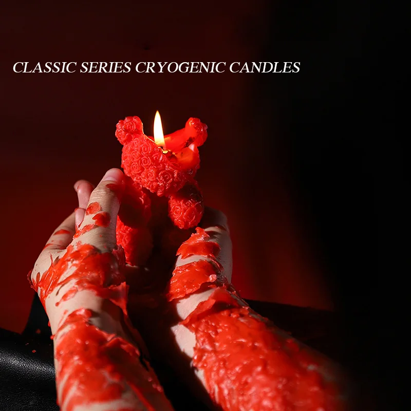 &ldquo;Sm Erotic Product Cat Claw Rose Low-Temperature Candle. Foreplay Prop for Couples. Alternative Passion Training. Wax Dripping.