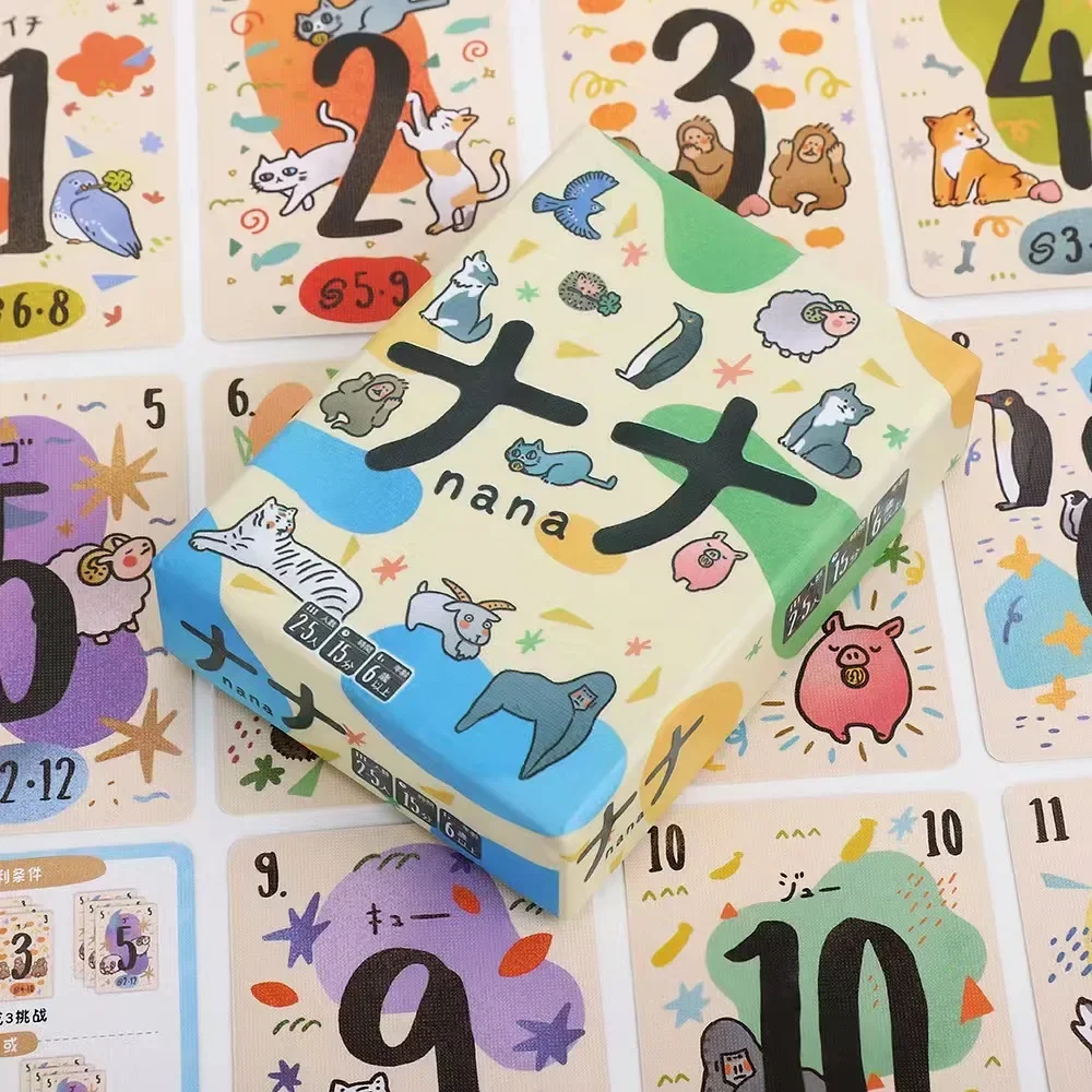 Party game Nana 777 ナナ Trio Board Game 3-6 Players Family/Party Funny Table Game Friends Entertainment Strategy Game