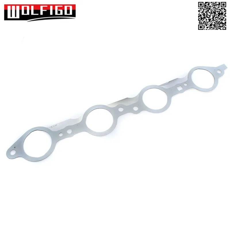 WOLFIGO Exhaust Manifold Gasket Multi-Layer Steel For Buick CHEY GMC 4.8 5.3 6.0 V8 LS1 LS2 LS3 LS6 LS7 LS9 LSX Engines 12617944