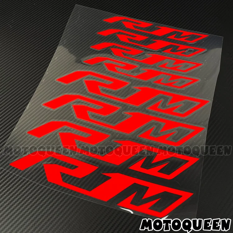 8X Custom Motorcycle Iner Wheels Rims Decals Reflective Stripes