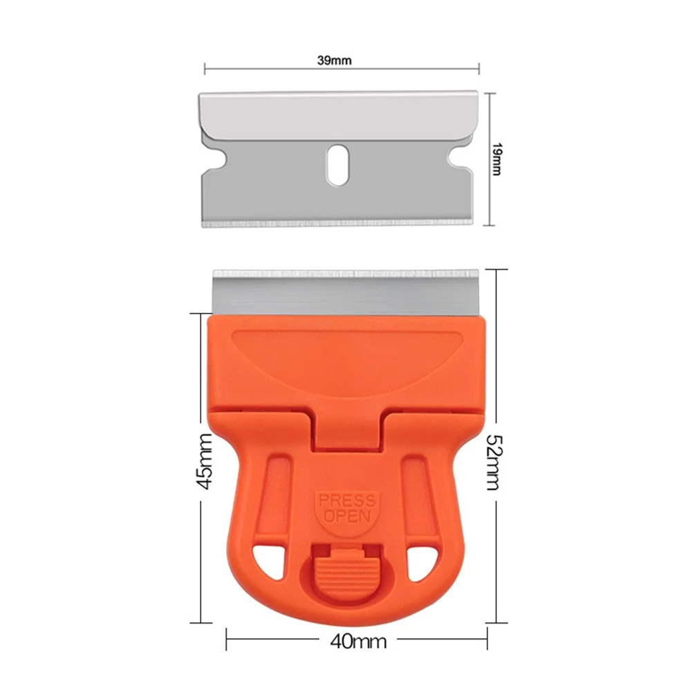 

Degumming Tool Sided Razor Scraper Cleaning Tool Plastic Blade Convinient Glass Cleaning Hand Tools Remove Dirt