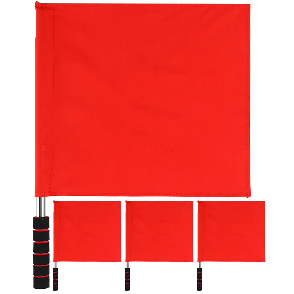 

Hand Signal Flags Waving for Racing Competition Handheld Traffic Match Referee Sports Equipment