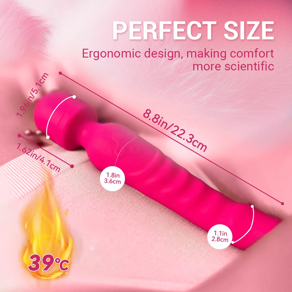 Starker Rabbit Vibrator Mit Heizfunktion Für Klitoris-massage_voghion.com