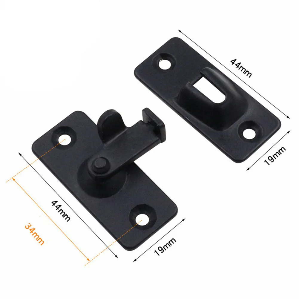 Description Picture 5 of itemFurniture Hardware Door Lock Bolts 90 Degree Angle Hook Lock Bolts Window Cabinet Locks Screws Right Angle Sliding Gate Lock