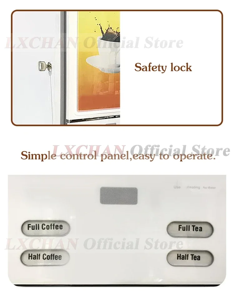 HomeWise CIMT2 Commercial Instant Soymilk Maker Automatic Instant Beverage Maker Soymilk/Coffee/Milk/Hot Chocolate 110V 220-240V 6
