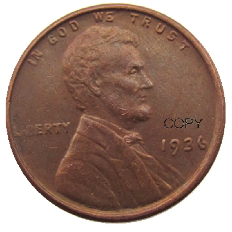 

США 1936p/с Пшеница один % 100% медная КОПИЯ монета