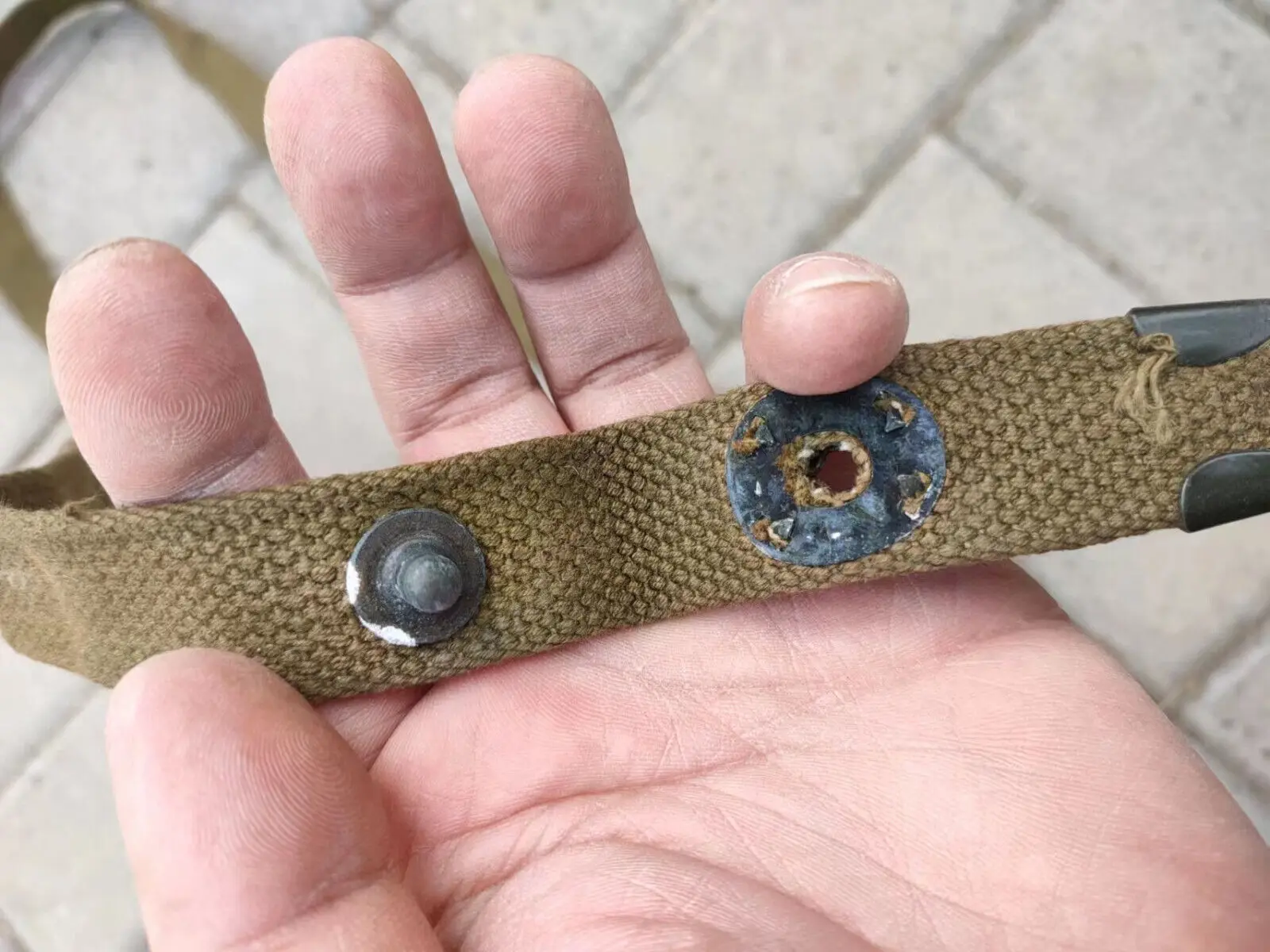 Genuine Original OLD WW2 US ARMY M1 CARBINE RIFLE ARMY BODY SHOULDER SLING