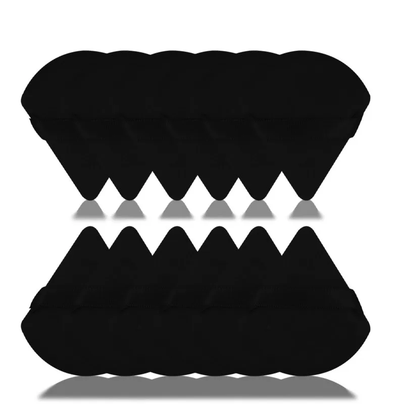 Glavatrix Mini-Puderquasten-Set – 8 Stück, Velours-Dreieck-Puffer In 4 Farben, Für Präzises Make-up, Wiederverwendbar