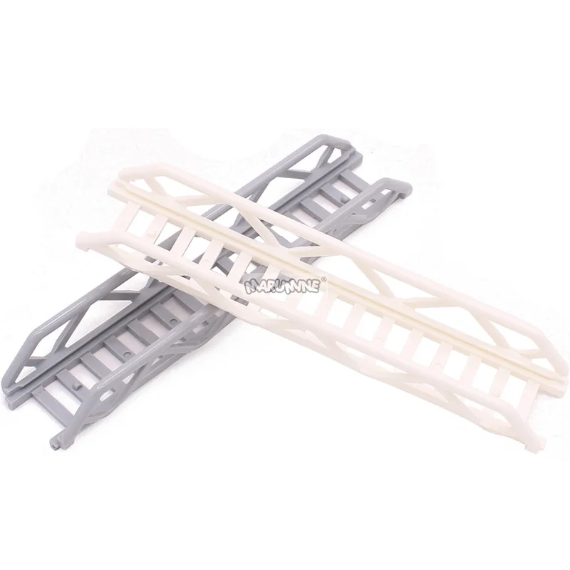 Marumine 20PCS MOC 빌딩 블록 소방차 텔레스코픽 사다리 트랙 모델 벽돌 DIY 11299 조립 어린이 장난감 액세서리
