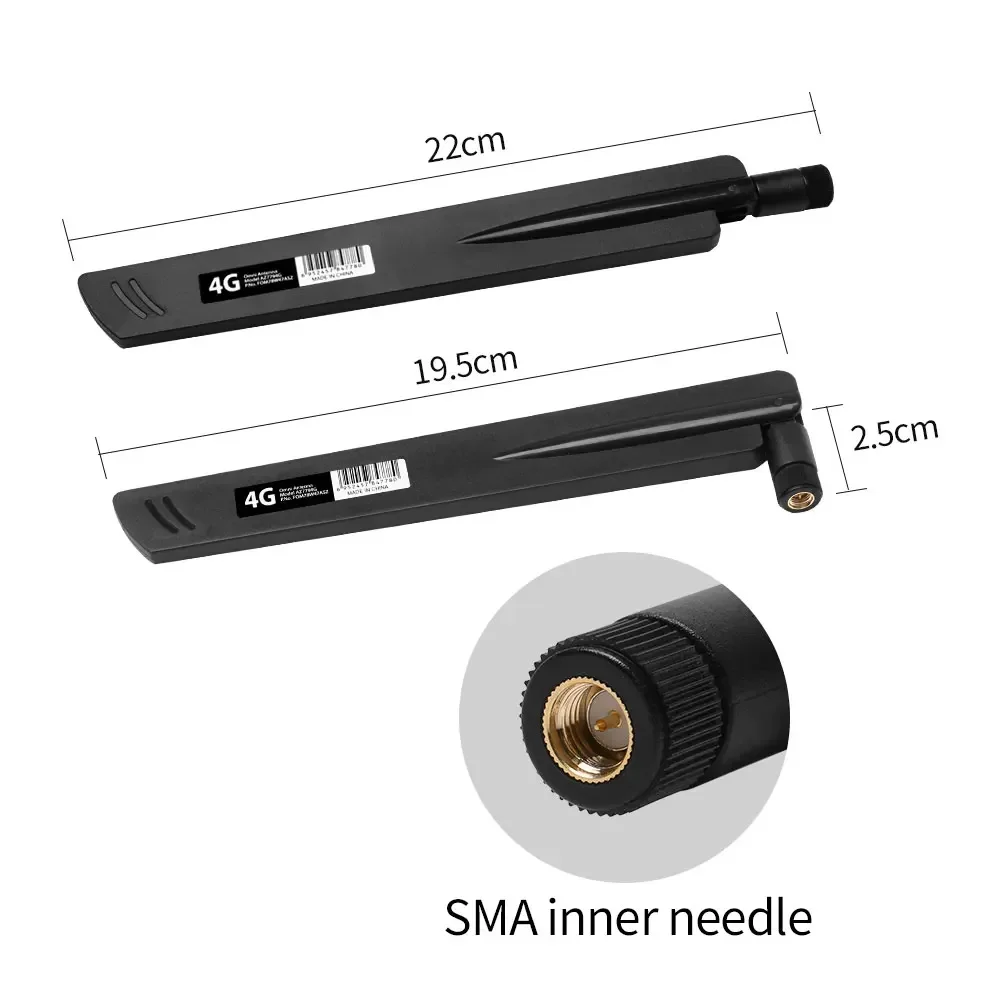 Antena 4g Wifi De 2 Unid, 10dbi Sma Macho 700-2700mhz | Cuotas sin interés
