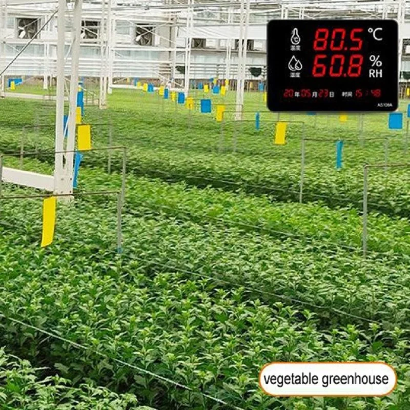

New Real time Air Monitor Greenhouse Warehouse Air Quality Temperature Humidity Monitor Indoor