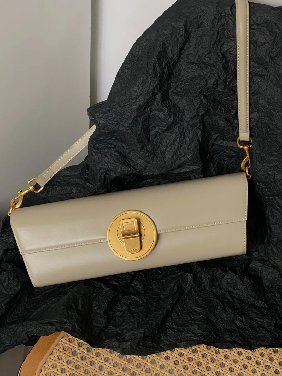 Leder frauen abendessen schulter mode handtasche unterarmtasche_voghion.com