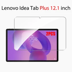 Premium 2 - Pack Tempered Glass Screen Protector Set, 9H Hardness, Anti - Scratch, Ultra - Clear (Idea Tab Plus 12.1in)