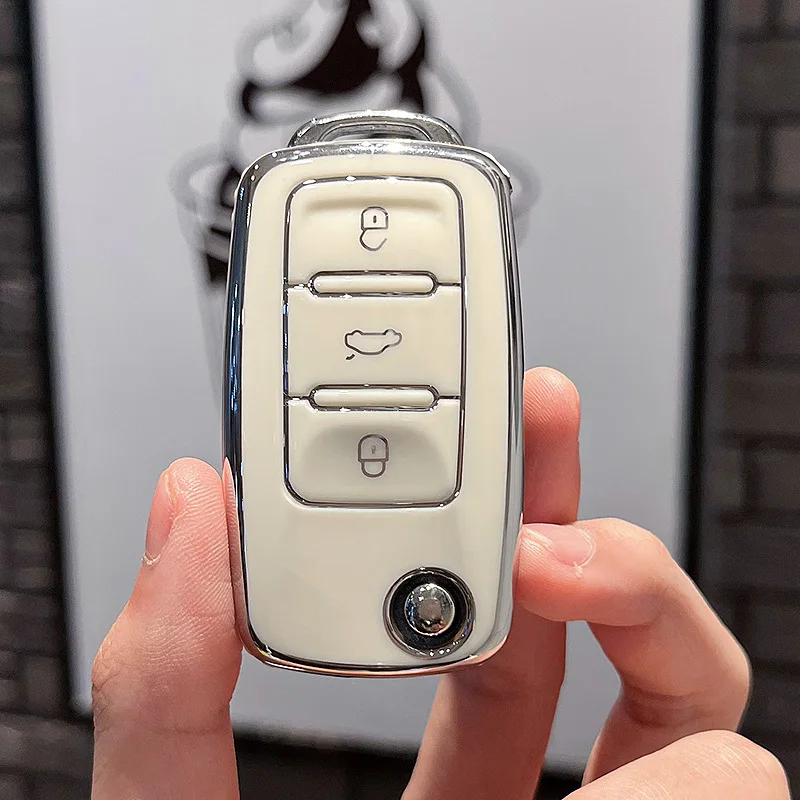Car Key Case Cover 2 3 Buttons TPU Shell Fob For VW Volkswagen MK4 Bora Golf 4 5 6 Jetta Passat Polo Bora Touran Skoda Seat key case cover,key case,car key shell