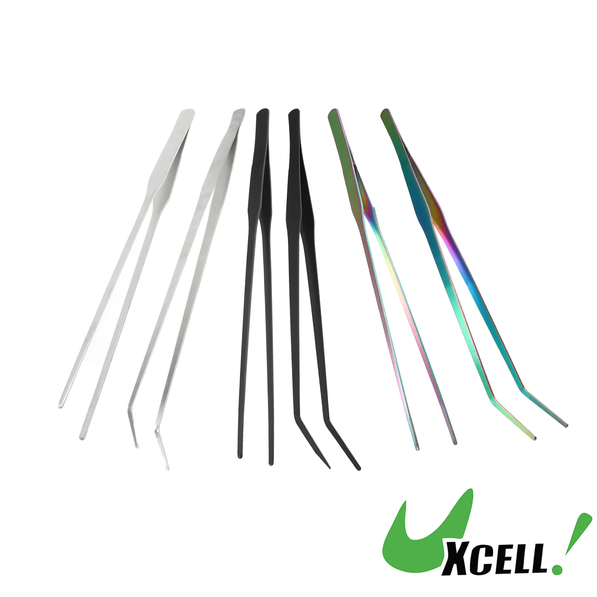 UXCELL Aquarium Tweezer Tools Fish Tank Cleaning Tool Water Plants Clipping Plier Grass Stainless Pet Supplies Accessories