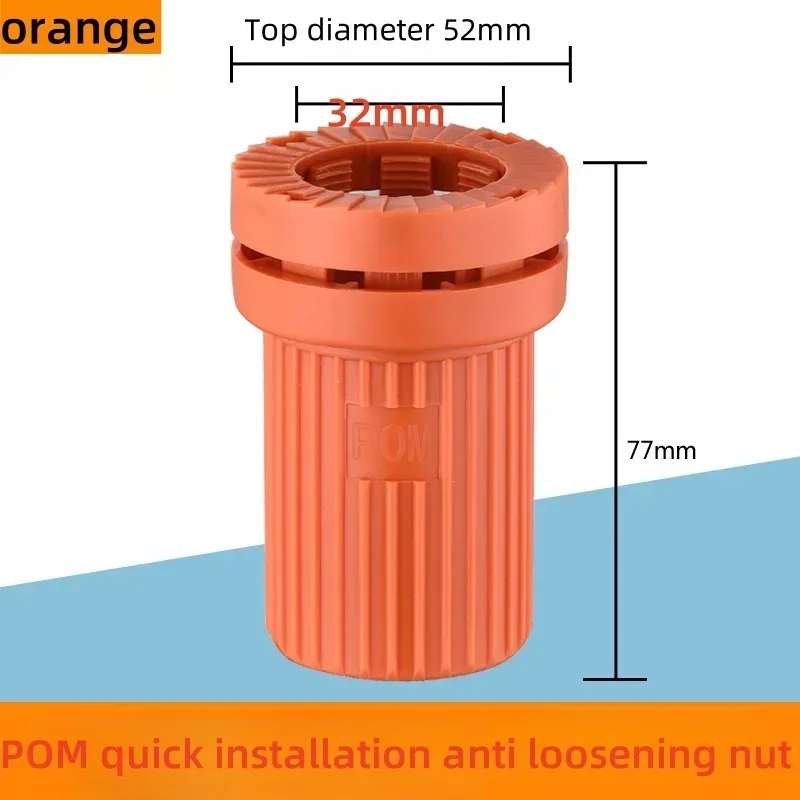 Faucet Fixed Base Wash Basin Fixation Foot Nut Tap Fastener for Kitchen Bathroom Sink Faucet Quick Install Repair Accessories