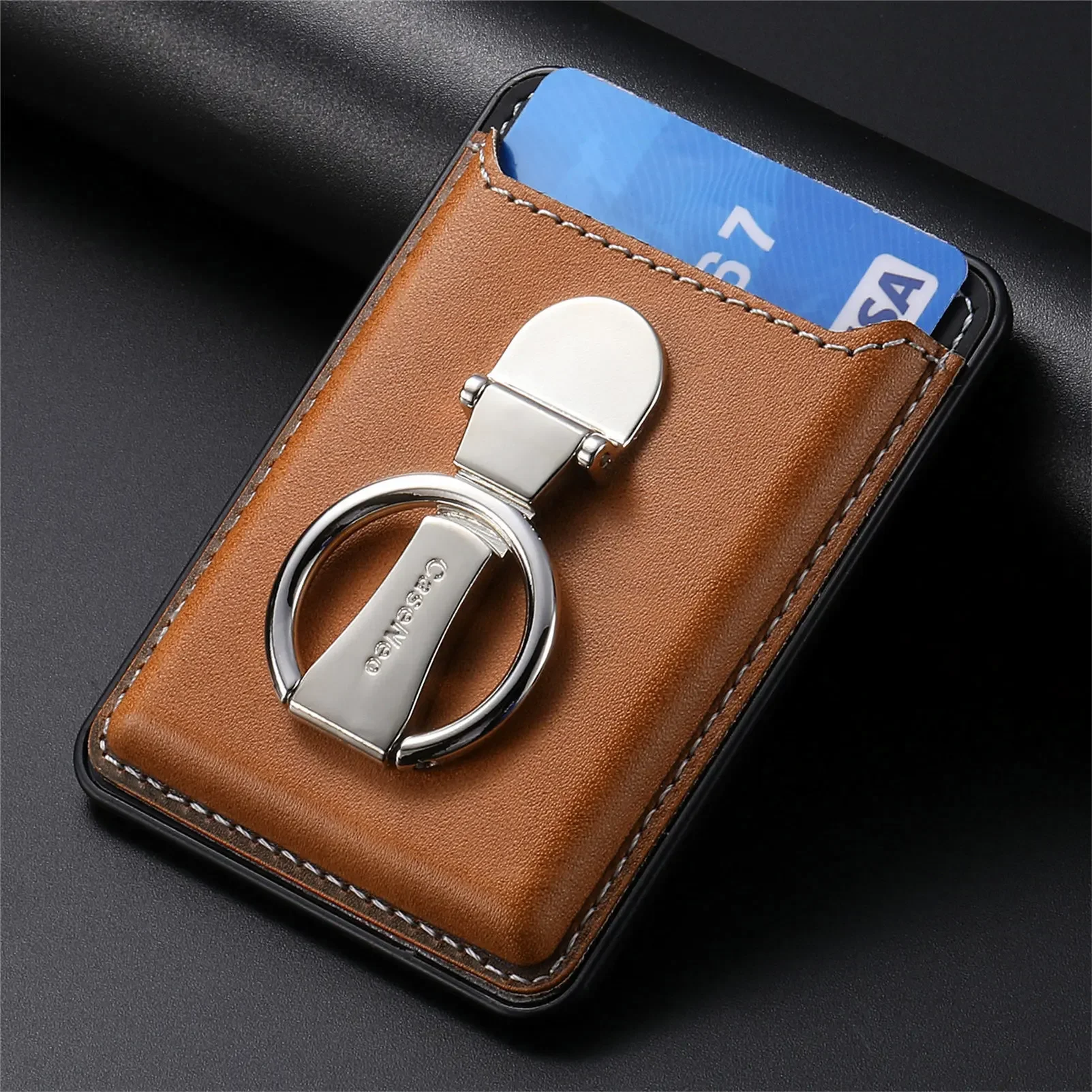 Per Iphone 15 Pro Max 14 13 12 Magnetico Forte Attrazione Carte Borsa Slot Per Schede Portafoglio Pieghevole Anello Supporto Borsa Per Magsafe
