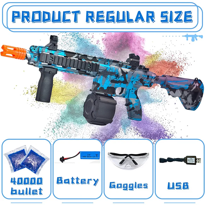 Pistolet Électrique M416 Pour Enfants, Jouet, Pistolet À Boule D'eau,  Automatique, Pour Le Tir En Plein Air, Hydrogel, Cadeau Idéal, 40000 -  Pistolets À Eau, Blasters Et Soakers - AliExpress