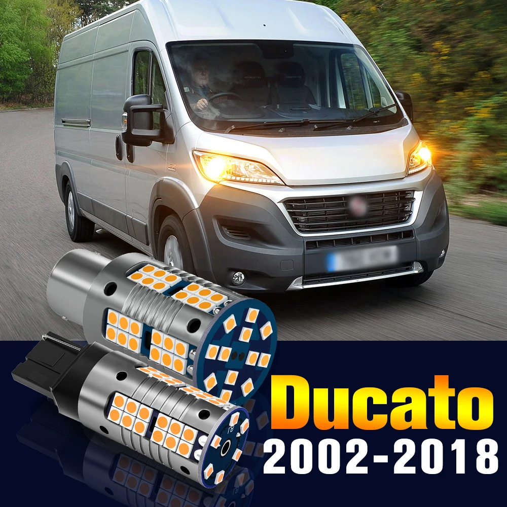 2pcs-LED-Turn-Signal-Light-Bulb-Turning-Lamp-For-Fiat-Ducato-2002-2018 ...
