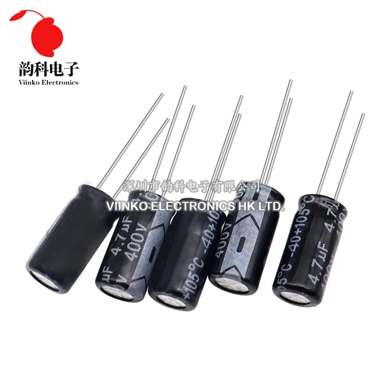 5pcs 400V Aluminum Electrolytic Capacitor 1UF-150UF