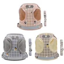 

Dog Harness Reflective Puppy Kitten Collars Adjustable Small Dog Cat Vest Breathable Mesh Vest Pet Supplies Pet Leash