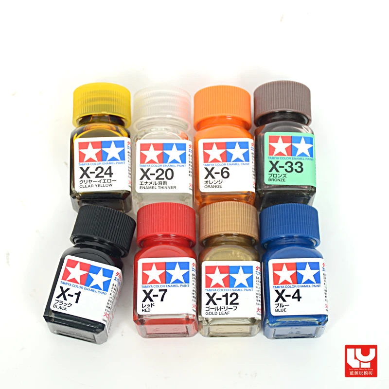 

10ml Tamiya X25-X35 model paint oily enamel paint car model military model model hand-made clay colored paint bright series