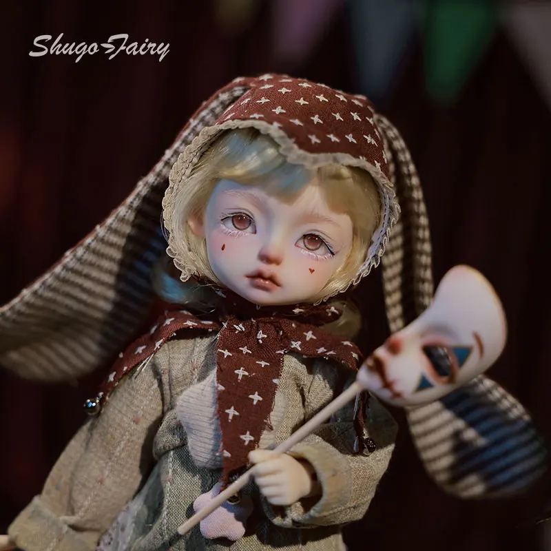 Шарнирная кукла ShugaFairy Joker 1/6, стиль клоуна на Хэллоуин, искусственная цирковая полумаска, высококачественные шарнирные куклы, игрушки