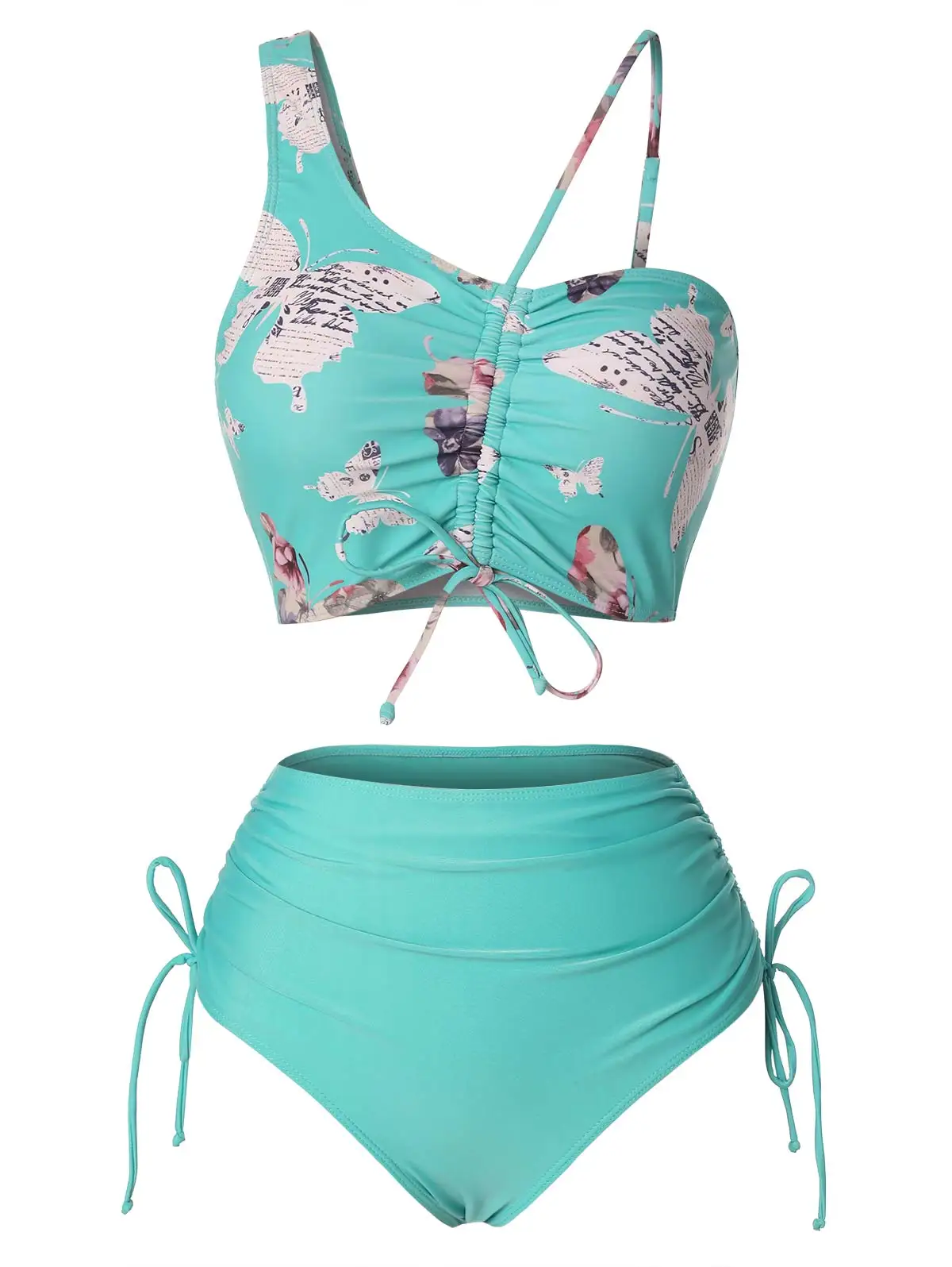 Maillot De Bain Deux Pièces Sexy Pour Femmes, Avec Couverture Complète