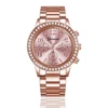 Women Brand Watches 2024 Luxury Rose Gold Simplicity Digital Design Ladies Quartz Watch Business Women Watch Steel Strap Female 5