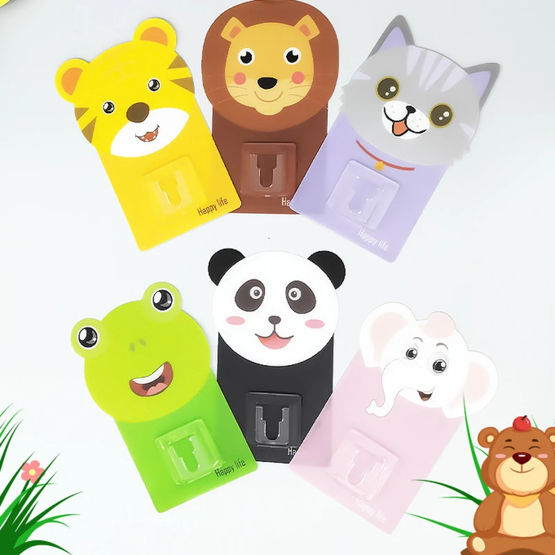 1PC Creative Cute Soap Box Wall mounted Soap Sponge Brush Drain Holder