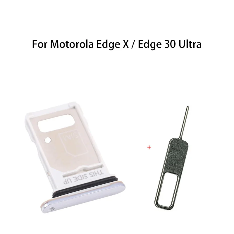 قاعدة قارئ بطاقة SIM Daul لهاتف Motorola Edge X /...