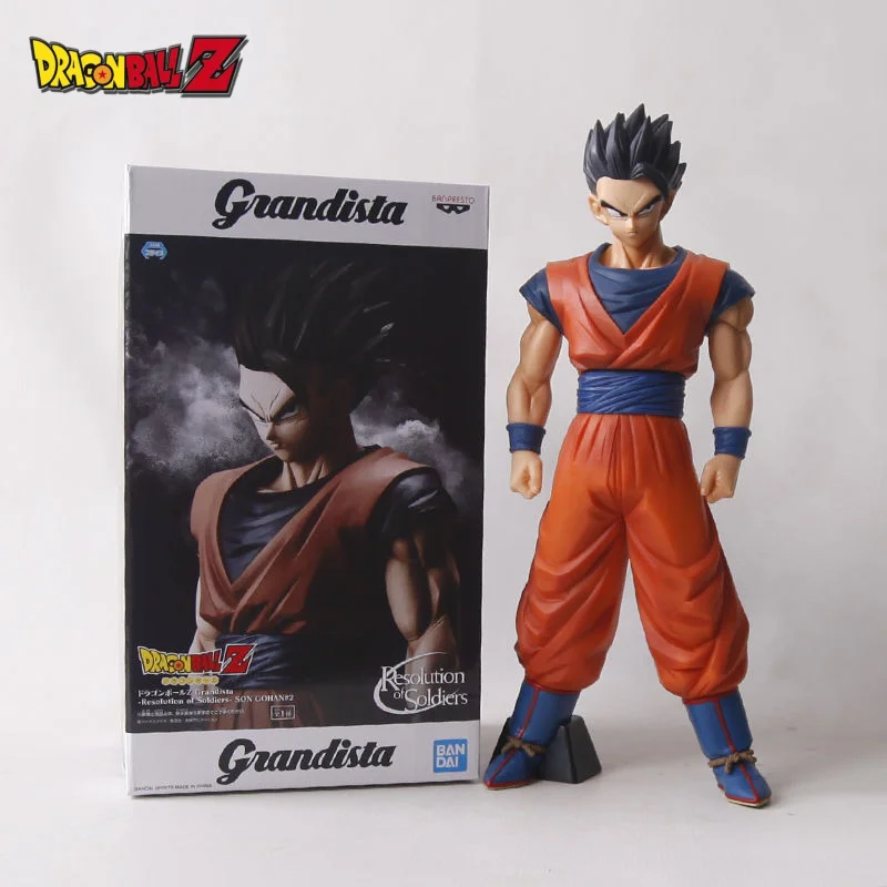 

Original Bandai Banpresto Dragon Ball Z Son Gohan Figure Grandista Resolution Of Soldiers Ver 2.0 Dbz Pvc Modle Birthday Gift