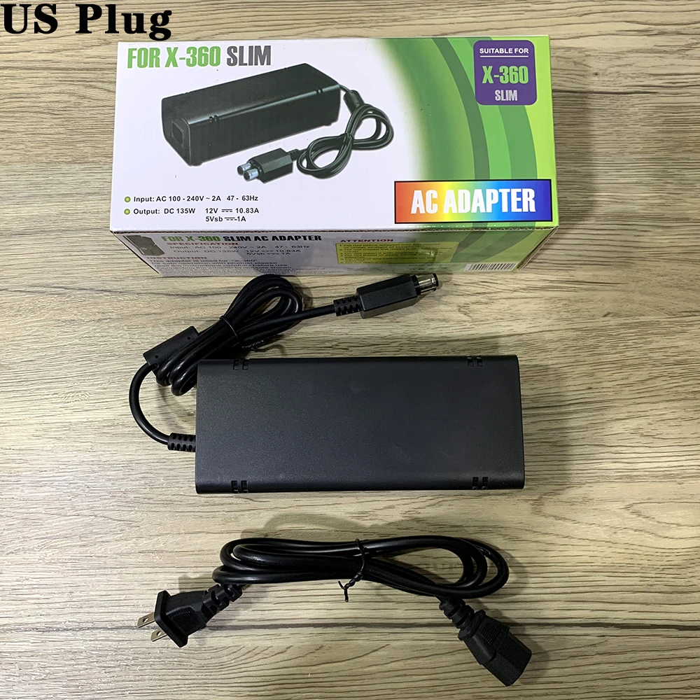Xbox 36 Bloc Alimentation Officiel Pour 0 Slim + Câble RCA Officiel - Occasion Fonctionnelle Bloc Alimentation Xbox One